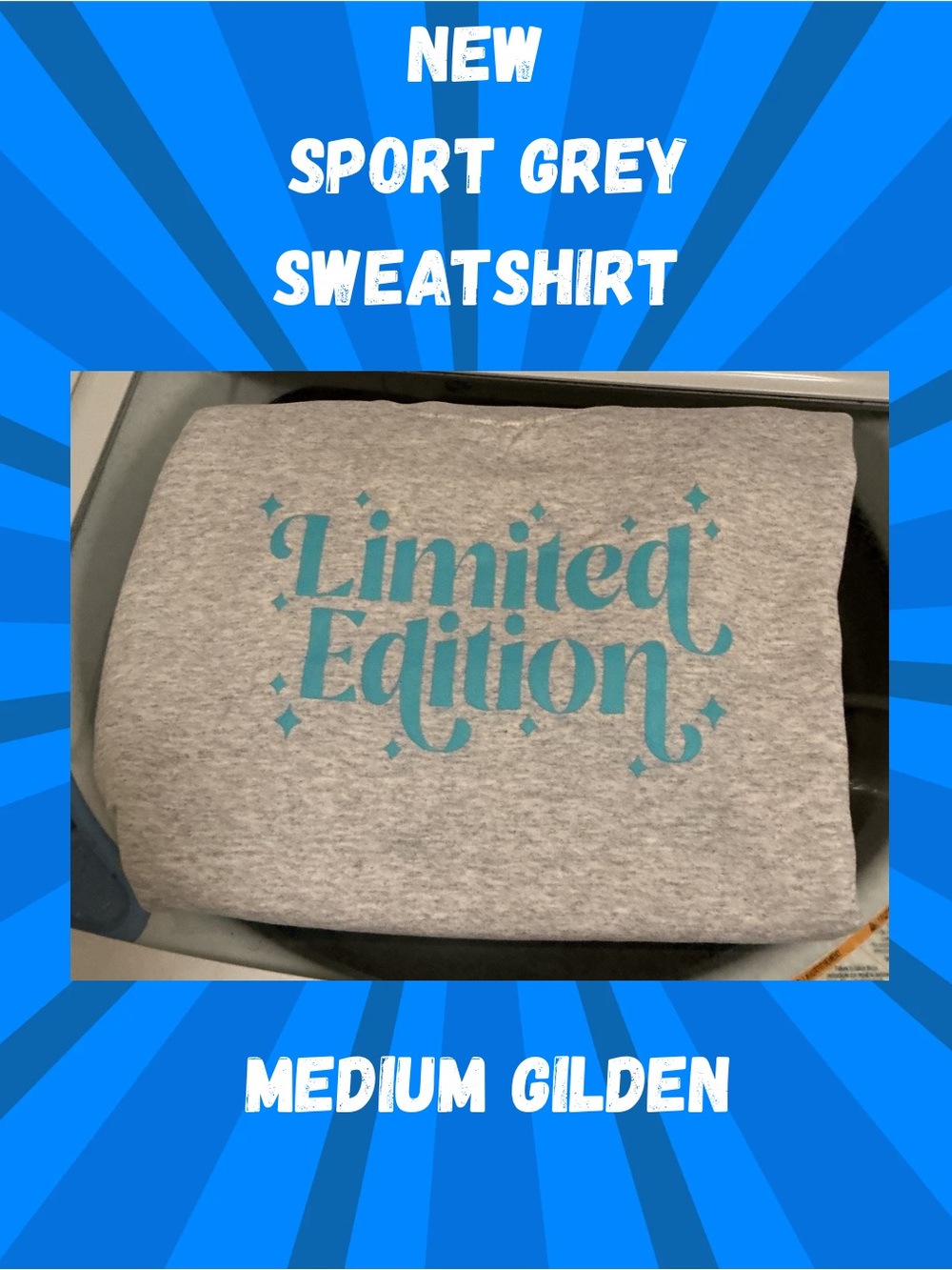 Sport Grey 'Limited Edition' Graphic Sweatshirt